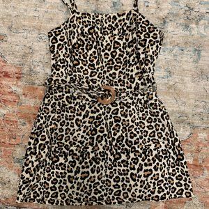 ASOS DESIGN square neck linen mini sundress